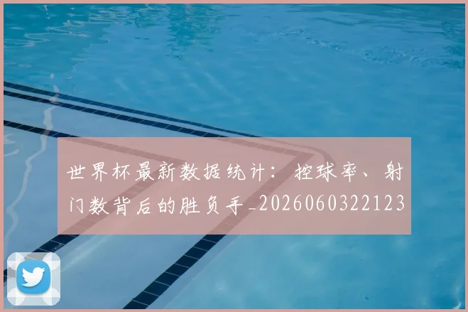 世界杯最新数据统计:控球率、射门数背后的胜负手_20260603221230